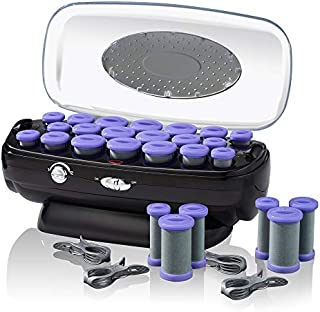 INFINITIPRO BY CONAIR Instant Heat Ceramic Flocked Rollers w/ Ionic Generator