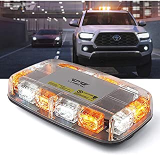 Lumenix Amber White 36 LED Rooftop Strobe Lights High Visibility Emergency Safety Warning 12