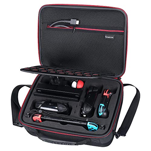 Smatree Hard Carrying Case N600 Compatible for Nintendo Switch-Fit for Pro Controller/Ultimate Edition Pro Controller