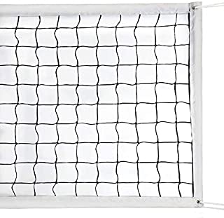 Volleyball Nets Professional Replacement Net for Backyard Schoolyard Sports Beach Swimming Pool Volleyball Net(32FTX3FT) Portable Indoor Outdoor Grass Cross Kids Volleyball Net Set, Poles Not Included