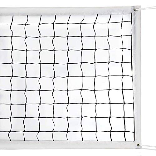 Volleyball Nets Professional Replacement Net for Backyard Schoolyard Sports Beach Swimming Pool Volleyball Net(32FTX3FT) Portable Indoor Outdoor Grass Cross Kids Volleyball Net Set, Poles Not Included