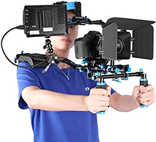 Neewer Film Movie Video Making System Kit with F100 7-inch 1280x800 IPS Screen Field Monitor (Support 4k Input) and Ballhead Arm for DSLR Cameras Video Camcorders (Battery not Included)