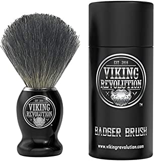 Badger Hair Shaving Brush- Shave Brush for Wet Shave Using Shaving Cream & Soap- Best Shave of Your Life for Safety Razor, Double Edge Razor, Straight Razor or Shaving Razor