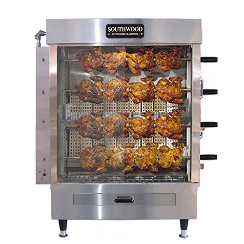 Southwood RG4 20-Chicken NG (LP Avail) Gas Heavy-Duty Rotisserie Machine