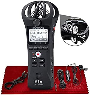 Zoom H1n Digital Handy Portable Recorder w/Xpix Pro Lavalier Mic