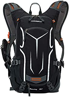 Lixada Cycling Backpack, 18L Bicycle Backpack Waterproof Breathable with Rain Cover for Outdoor Travel Hiking Climbing (2L Hydration Bladder Optional)