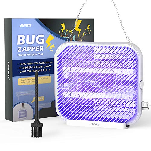 Aerb Bug Zapper, Indoor Bug Zapper for Home, Mosquito Zapper, Fly Zapperr, Indoor Bug Zapper, Mosquito LampElectronic Bug Zapper for Indoor800sq.ft 5/8W