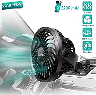 Car Fan, Car Air Vent Clip Fan - COMLIFE