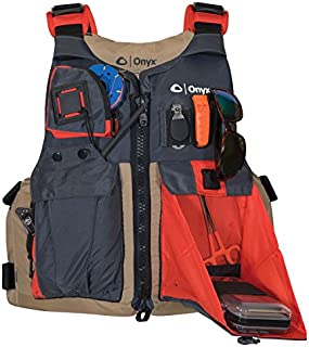 Onyx Kayak Fishing Life Jacket, Oversize, Tan