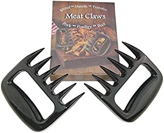 MTB Strong BBQ Meat Claw, Bear Paw Shaped Kitchen Handlers, Pulled Pork Shredder Barbecue Meat Bear Claws, Ideal Tool for Shredding BBQ Pork, Beef, Turkey (2 in One Set)