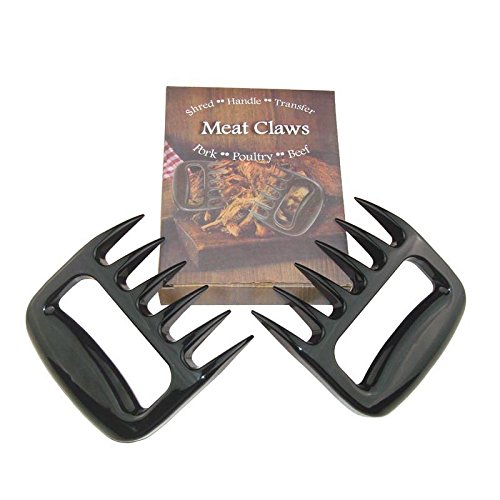 MTB Strong BBQ Meat Claw, Bear Paw Shaped Kitchen Handlers, Pulled Pork Shredder Barbecue Meat Bear Claws, Ideal Tool for Shredding BBQ Pork, Beef, Turkey (2 in One Set)