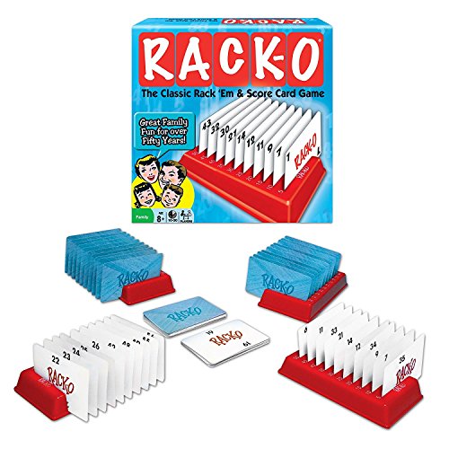 Winning Moves RACK-O, Retro package Card Game