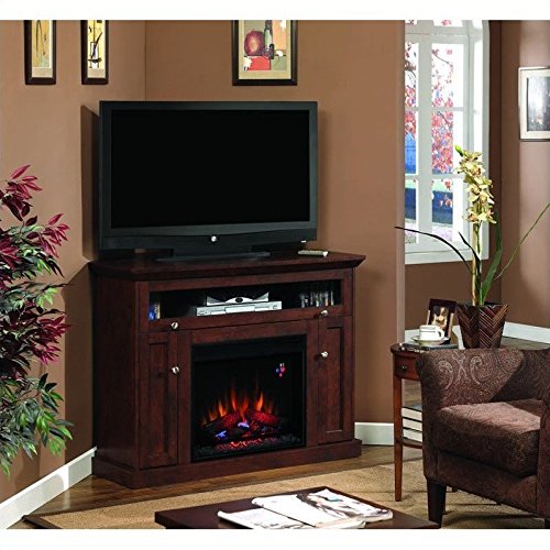 Windsor Corner Infrared Electric Fireplace Media Cabinet 23DE9047-PC81