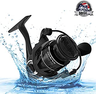 Cadence Spinning Reel,CS5 Pro Ultralight Carbon Fiber Fishing Reel with 9 Durable & Corrosion Resistant Bearings for Saltwater or Freshwater,Super Smooth Powerful Reel with 36 LBs Max Drag(CS5-4000)