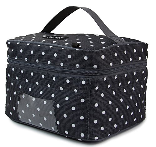 PackIt Freezable Baby Bottle Cooler for Breastmilk and Formula, Polka Dots