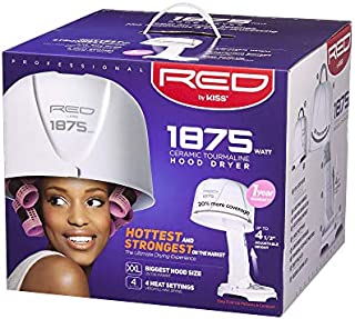 Red by Kiss 1875 Watt Ceramic Tourmaline Professional Hood Dryer BOD04