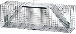 Havahart 1045 Live Animal Two-Door Raccoon, Stray Cat, Opossum, and Groundhog Cage Trap