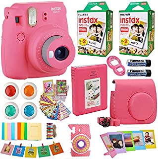 Fujifilm Instax Mini 9 Camera Flamingo Pink