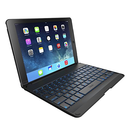 ZAGG Folio Case with Backlit Bluetooth Keyboard for iPad Air - Black