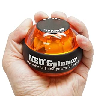 NSD PB-688 AMBER Essential Spinner Gyro Hand Grip Strengthener Wrist Forearm Exerciser