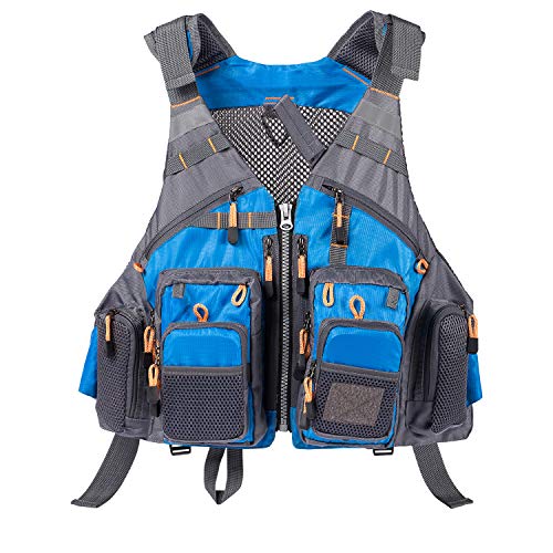 Lightbare Fly Fishing Vest for Men with Pockets for Trout Fishing Photography