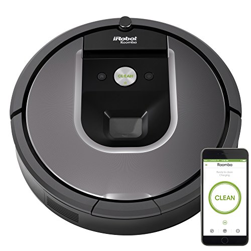 iRobot Roomba 960 Robot Vacuum- Wi-Fi Connected Mapping, Works with Alexa, Ideal for Pet Hair, Carpets, Hard Floors,Black