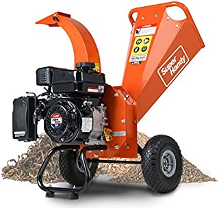 SuperHandy Mini Wood Chipper Shredder Mulcher Heavy Duty 7HP 212cc Compact Design 3