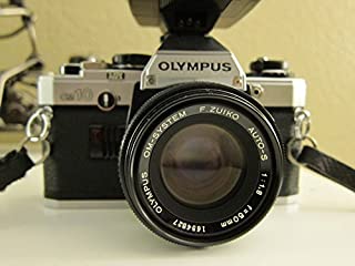 Olympus OM-10 OM10 35mm Manual Focus Film Camera And Lens Combo