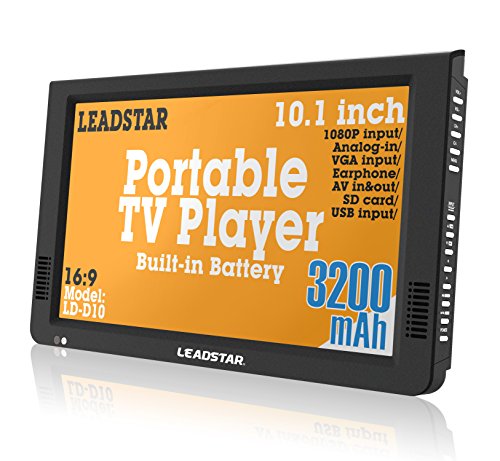 10 Inch Portable Digital ATSC TFT HD Screen LED TV for Car Support USB Card LEADSTAR