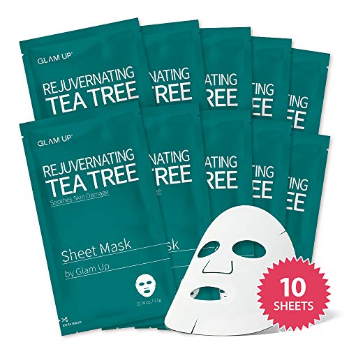 Sheet mask by glam up BTS Rejuvenating Tea Tree