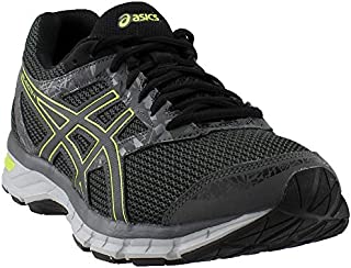 ASICS Men's Gel-Excite 4 Running Shoe, Dark Grey/Neon Lime, 12 M US