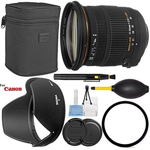 Sigma 17-50mm f/2.8 EX DC OS HSM Zoom Lens for Canon DSLRs with APS-C Sensors