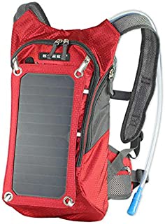 Hydration Solar Backpack 7W Solar Panel Charger & 2L Bladder Bag