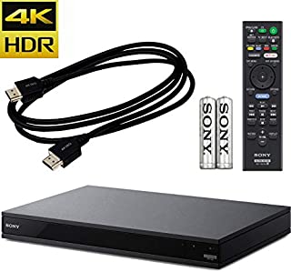 Sony - UBP-X800 - Streaming 4K Ultra HD 3D Hi-Res Audio Wi-Fi Built-in Blu-ray Player + Remote Control - Black