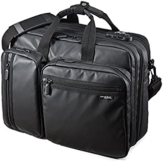 SANWA (Japan Brand 15.6 inch Laptop Computer & Tablet Bag, 20L Expandable Business Briefcases, Combination Lock, Water Resistance,Handbag Shoulder Large Travel Backpack(for MacBook Dell HP Men Women)