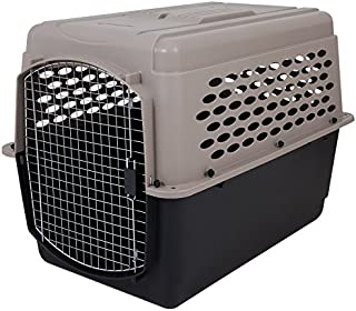 Petmate 21950 Vari Kennel Heavy-Duty Dog Travel Crate No-Tool Assembly, 70-90 lb., Bleached Linen