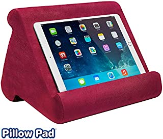 Ontel Pillow Pad Multi-Angle Soft Tablet Stand, Burgundy