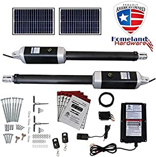 (Sale) 16 Ft. Dual Solar Automatic Swing Gate Openers