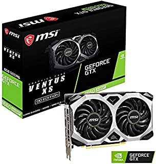 MSI Gaming GeForce GTX 1660 Super 192-bit HDMI/DP 6GB GDRR6 HDCP Support DirectX 12 Dual Fan VR Ready OC Graphics Card (GTX 1660 Super Ventus XS OC)