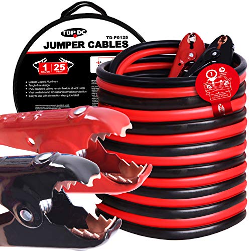 TOPDC Jumper Cables 1-Gauge