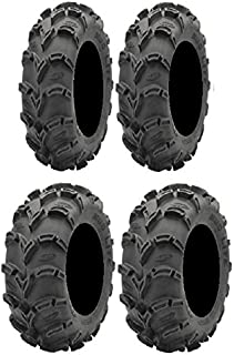 Full set of ITP Mud Lite XL 26x9-12 and 26x10-12 ATV Tires (4)