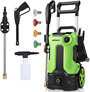 mrliance Pressure Washer, 3800PSI Electric Pressure Washer 5-in-1 2.8GPM, 2000W High Power Washer Machine for Home Car Boat RV Driveway Deck(Green)