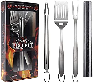 Heavy Duty BBQ Grilling Tools Set - Professional Grade 18