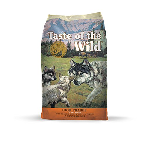 Taste of the Wild Grain Free High Protein Real Meat Recipe High Prairie Puppy Premium Dry Dog Food