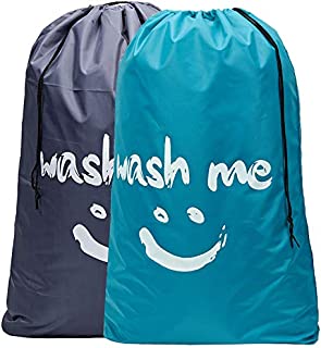 HOMEST 2 Pack XL Wash Me Travel Laundry Bag