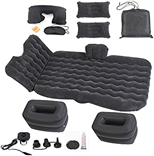 Onirii Inflatable Car Air Mattress Bed with Back Seat Pump Portable Travel,Camping,Vacation,Flitaing Bed,Floating Bed,Sleeping Blow-Up Pad fits SUV,RV,Truck,Minivan/Compact Twin Size