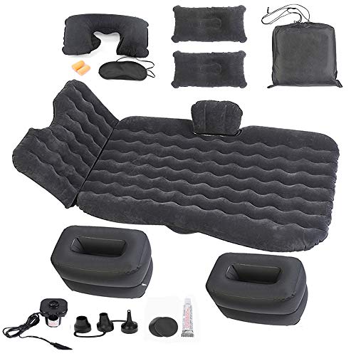 Onirii Inflatable Car Air Mattress Bed with Back Seat Pump Portable Travel,Camping,Vacation,Flitaing Bed,Floating Bed,Sleeping Blow-Up Pad fits SUV,RV,Truck,Minivan/Compact Twin Size