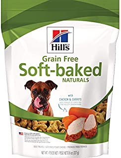 Hill's Natural Dog Treats, Soft-Baked Naturals with Chicken & Carrots Soft Healthy Dog Snacks, 8 oz Bag