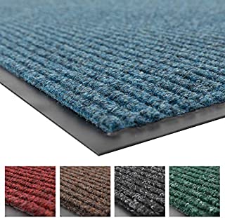 NoTrax Floor Matting 109 Brush Step Entrance Mat, 4' X 8' Slate Blue