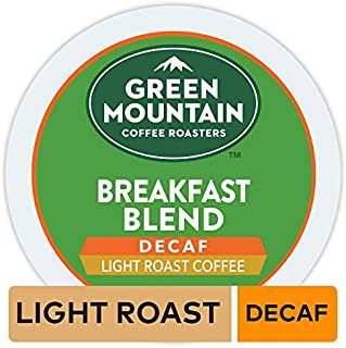 Green Mountain Coffee Breakfast Blend Decaf Keurig Single-Serve K-Cup pods, Light Roast Coffee, 96 Count